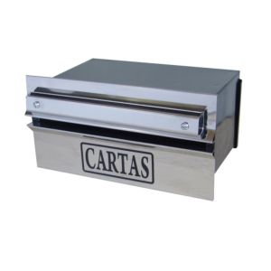 CAIXA CORREIO ACO INOX 01 "GRADE MURO"