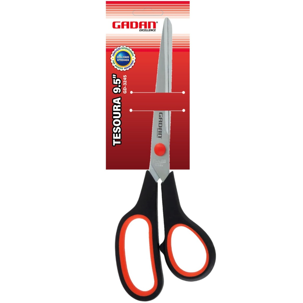 Tesoura Uso Geral Inox Gadan 9.5"