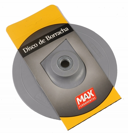 DISCO BORRACHA 7" RIG CZA MAX C/ARRUELA