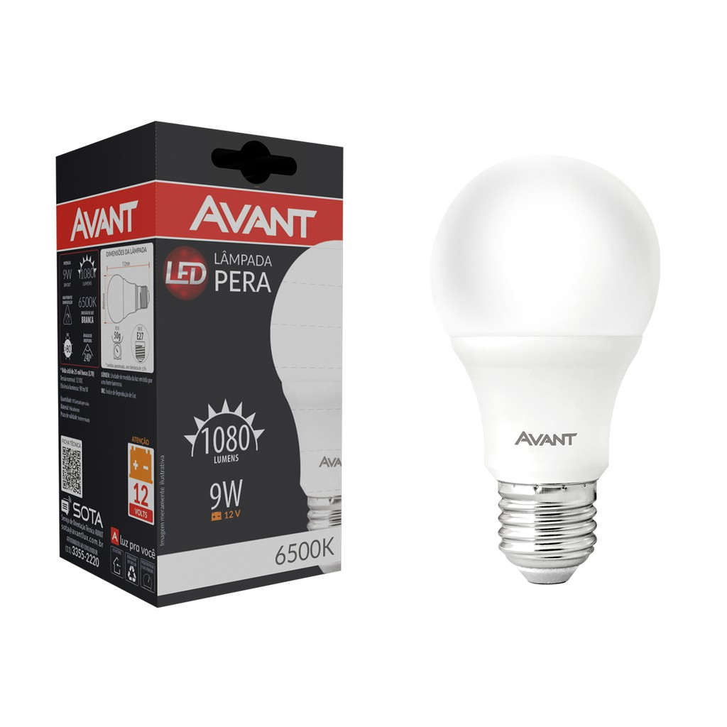 LAMPADA LED 09W PERA BIV