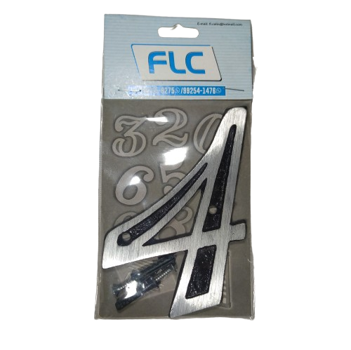 NUMERO DE ALUMINIO "4" FLC