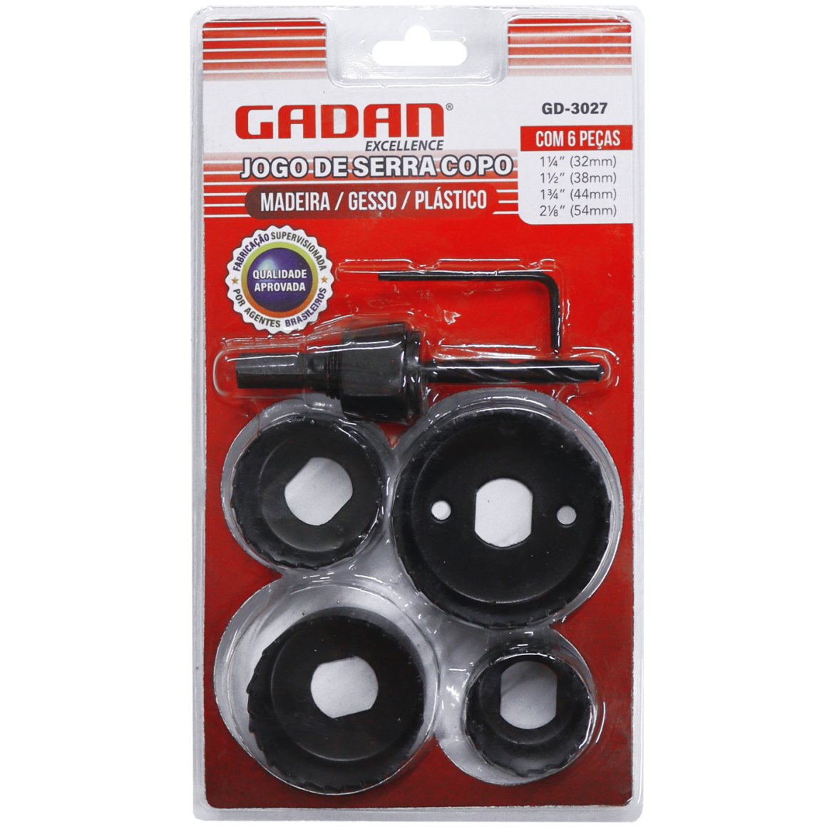 SERRA COPO "JG 6PC" MAD/PVC GADAN GD3027