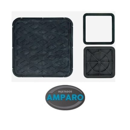 Grelha "TAMPA" Esgoto Pvc 40X40 PP
