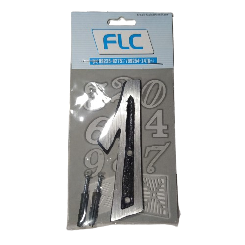 NUMERO DE ALUMINIO "1" FLC