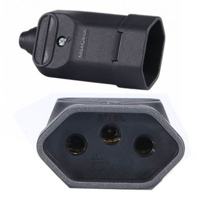 PLUG FEMEA "20A 2P+T" TMD 2-3 MARGIRIUS