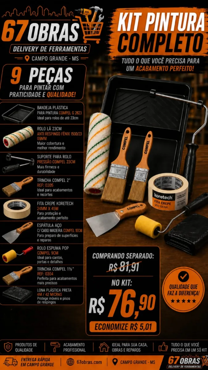 Kit Pintura Completo