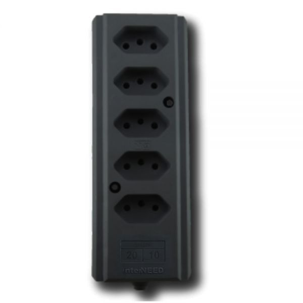 TOMADA BARRA PTA 5 "20A 2P+T" INTERNEED