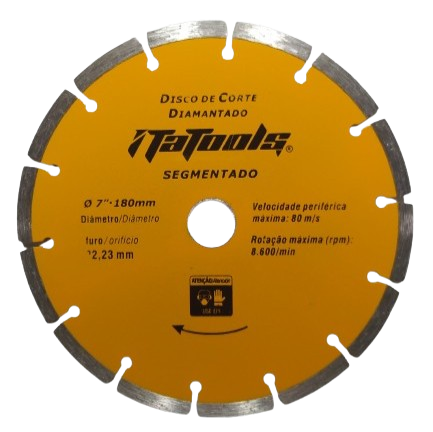 DISCO SEG 7"X180X22.2MM ITATOOLS