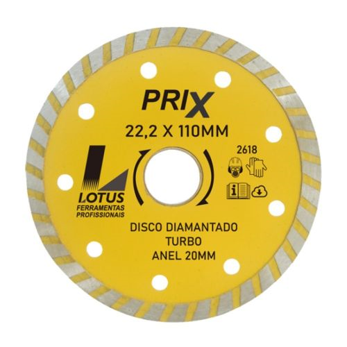 DISCO TURBO 4"X110X22.2MM LOTUS PRIX 2618