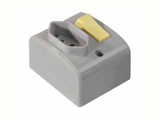 CJ MEC-TRONIC INT + TOM 2P+T 10A SOBREPOR