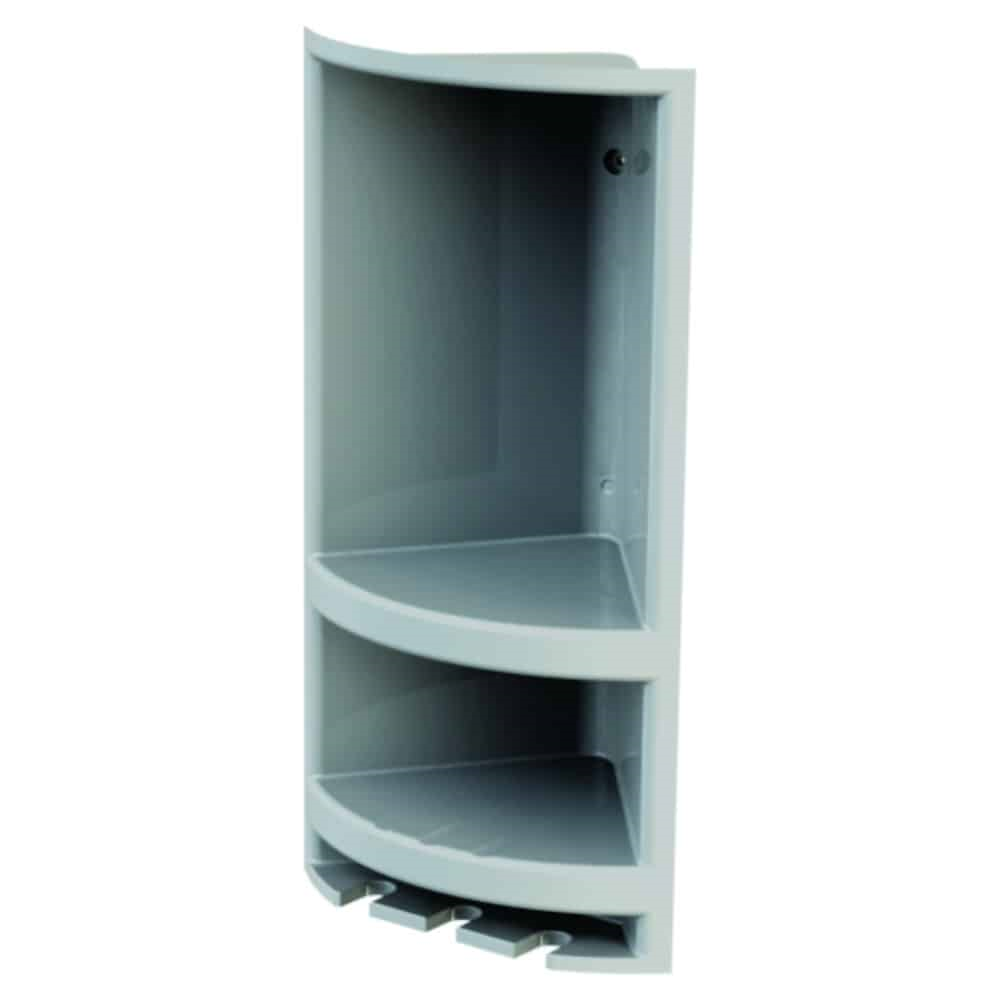 PORTA SHAMPOO CANTO PVC ALUMINIO