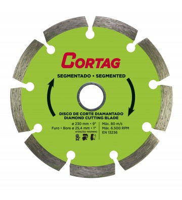 DISCO SEG 9"X230X25.4MM CORTAG