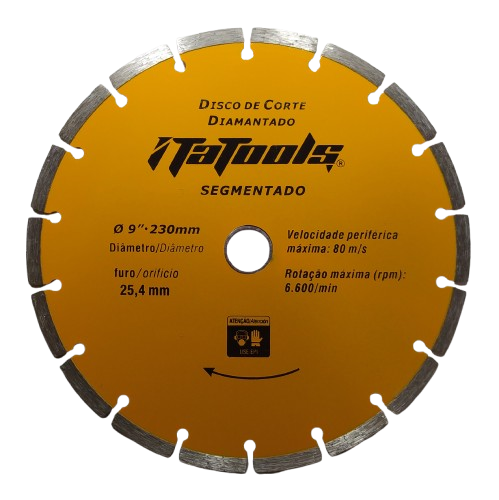 DISCO SEG 9"X230X25.4MM ITATOOLS