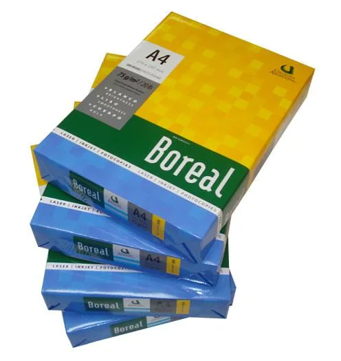 PAPEL A4 500FL BOREAL 210X297MM 75G 20LB