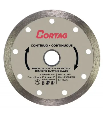 DISCO LISO 9"X230X25.4MM CORTAG 61612
