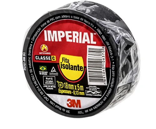 FITA ISOLANTE 3M IMP 18X10MT PTA