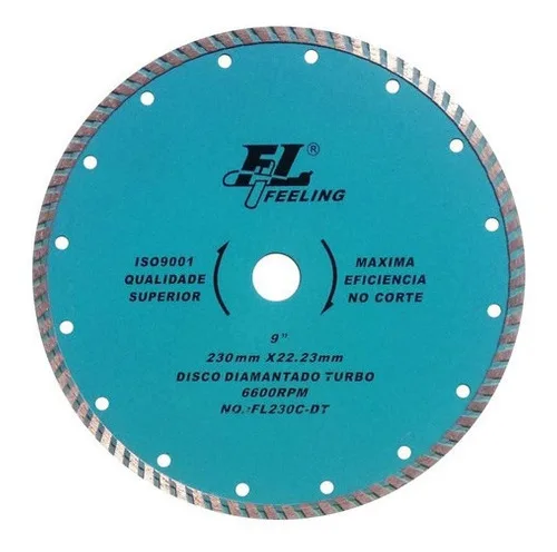 DISCO TURBO 9"X230X22.2MM FEELING