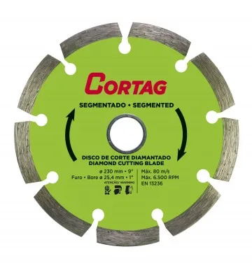 DISCO SEG 9"X230X25.4MM CORTAG 61619