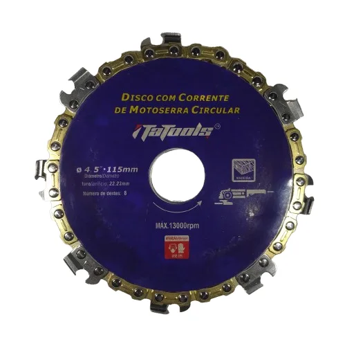 DISCO MAD 04"X115X22.2MM 08D CORRENTE ITATOOL