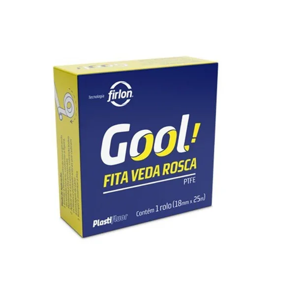 FITA VEDA ROSCA GOOL 25MT X 18MM 101608