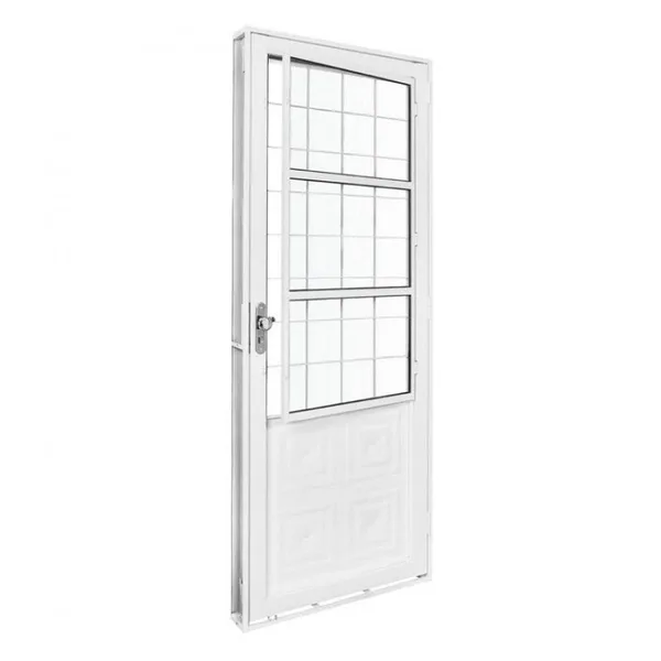 PORTA METAL MISTA ALMOF QUAD VL "DIR" BCO 85X