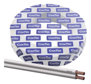 CABO PARALELO "02X1.50MM" "BCO" CORFIO 100MT