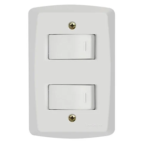 CJ TRAMONTINA " 2 " INTERRUPTOR LUX (MODULO)